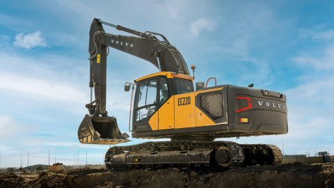 Volvo excavator